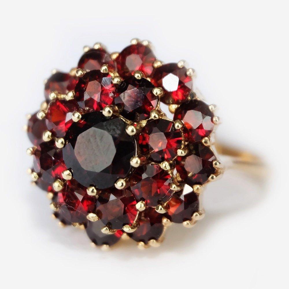 1.20 Carats 14k Solid Gold Garnet Engagement Ring - SOVATS