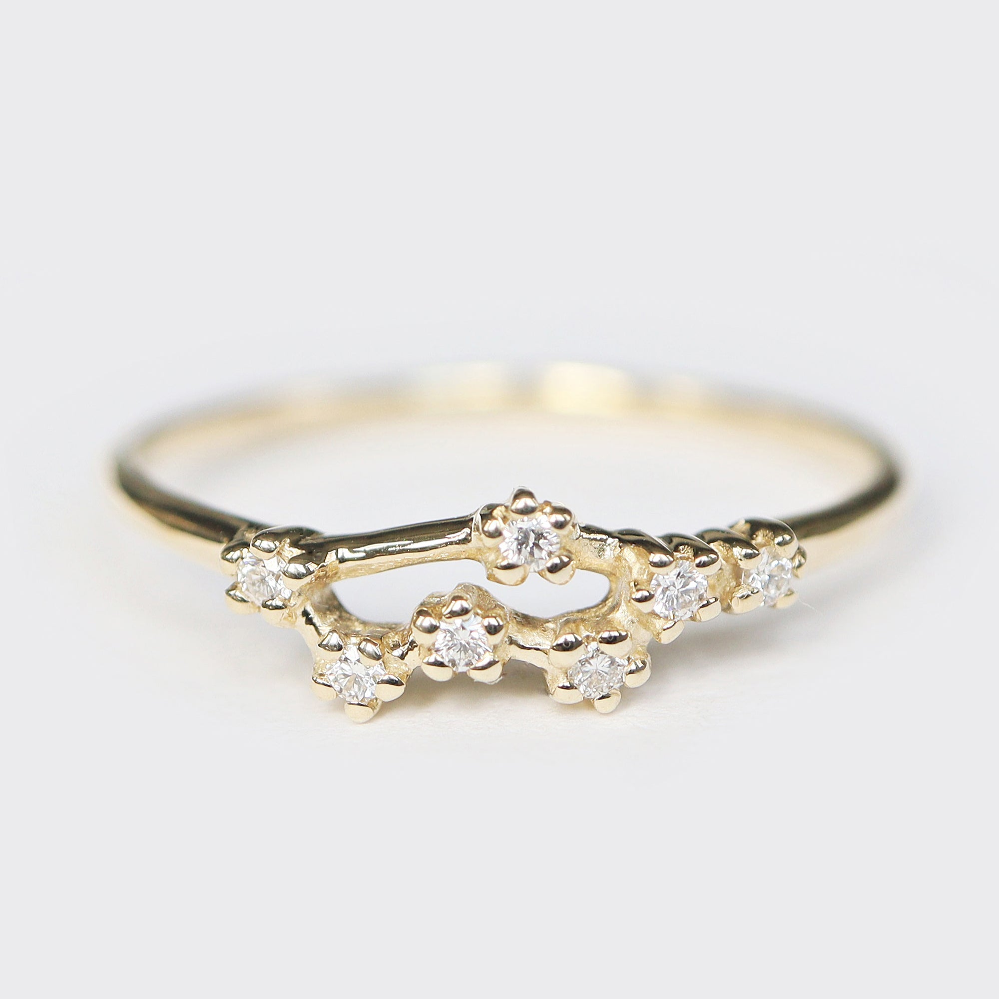 Zodiac Cancer Diamond Ring