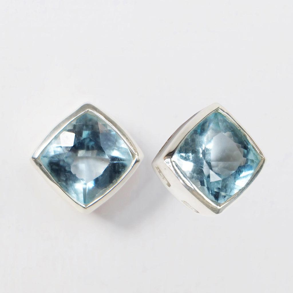 Blue Topaz Earrings Nanda - SOVATS