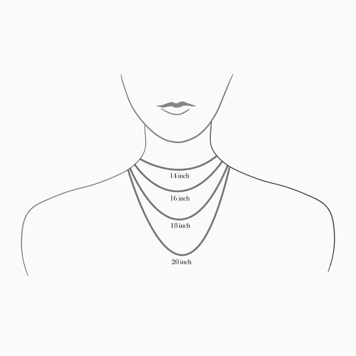 Medium Paperclip Necklace Adira